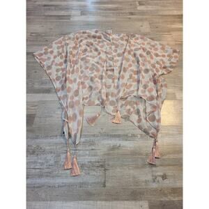 Amanda blu one size geometric mauve dot print rauna new with tags